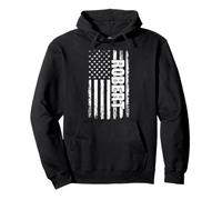 Robert Personal Nome Flag American Retro Men Women Funny Felpa con Cappuccio