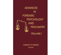 Robert Rieber Advances in Forensic Psychology and Psychiatry (Copertina rigida)