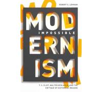 Robert S. Lehman Impossible Modernism (Copertina rigida)
