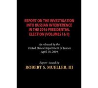 Robert S Mueller The Mueller Report (Hardcover) (Copertina rigida)
