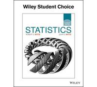 Robert S. Witte John S. Witte Statistics (Tascabile)