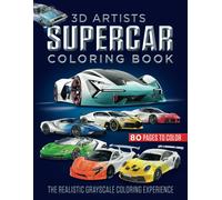Robert Samuel Gardiner 3D Artists Supercar Coloring Book (Tascabile)