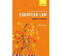Robert Schütze An Introduction to European Law (Tascabile)