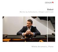Robert Schumann Debut: Works By Schumann, Chopin and Liszt (CD) Album
