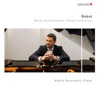 Robert Schumann Debut: Works By Schumann, Chopin and Liszt (CD) Album