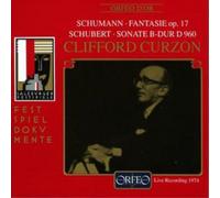 Robert Schumann Fantasie Op. 17/sonata D960 (Curzon) (CD) Album