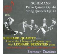 Robert Schumann Live at the Library of Congress Vol. 5 (Juilliard Quartet) (CD)