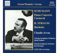 Robert Schumann Piano Concerto/burleske (Arrau, Chicago So, Detroit So) (CD)