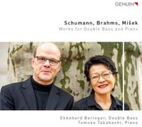 Robert Schumann Schumann/Brahms/Misek: Works for Double Bass and Piano (CD)