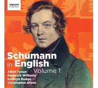 Robert Schumann Schumann in English - Volume 1 (CD) Album