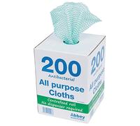 Robert Scott Confezione da 200 Panni per Tutti Gli Usi in Scatola Portatile, Colore Verde, Salviette