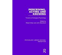 Robert Shaw Perceiving, Acting and Knowing (Tascabile)