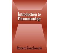 Robert Sokolowski Introduction to Phenomenology (Tascabile)