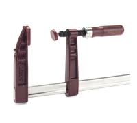 Robert Sorby Select Morsetto a Vite Professionale da 48" 1200 mm per Falegnameria, Forza di Serraggio 300 kgf, Profondità 120 mm, Testa Scorrevole, Corpo in Ghisa e Barra Nichelata