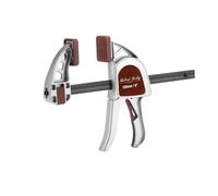 Robert Sorby Select Morsetto Professionale a Barra a Una Mano da 6" 150 mm, Serraggio Rapido e Divaricatore, Forza di Serraggio 300 kgf, Corpo in Alluminio, Profondità 85 mm, Impugnatura Soft Grip