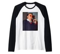 Robert Vaughn Uomo da U.N.C.L.E. Attore di Dick Barnatt Maglia con Maniche Raglan