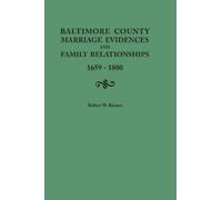 Robert W Barnes Baltimore County Marriage Evidences and Family Relat (Tascabile)