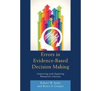 Robert W. Janke Bruce S. Coop Errors in Evidence-Based Decision Maki (Tascabile)