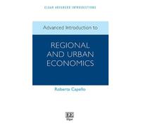 Roberta Capello Advanced Introduction to Regional and Urban E (Copertina rigida)