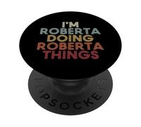 Roberta Name Roberta Personalized Name First Given PopSockets PopGrip Adesivo