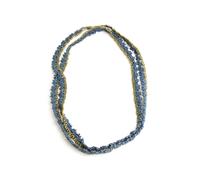 Roberta Roller Rabbit Donna Blu/Oro Ayala Goccia Avvolgere Gancio Collana Nuova