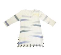 Roberta Roller Rabbit Donna Kurta Natural Sag Harbor Tasseled 17167 $125 NEW