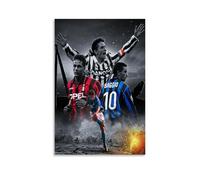 Roberto Baggio Football Player Art Group - Stampa da parete moderna per camera familiare, 40 x 60 cm