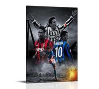 Roberto Baggio Football Player Art Group - Stampa da parete moderna per camera familiare, 40 x 60 cm