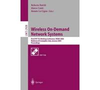 Roberto Battiti Wireless On-Demand Network Systems (Tascabile)