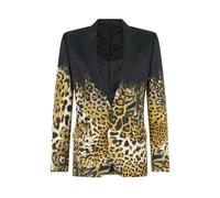 Roberto Cavalli - Blazer con stampa Jaguar Skin - - Jackets - Uomo - Marrone - M