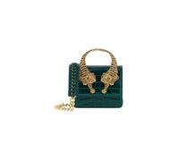 Roberto Cavalli - Borsa Hobo con Squame di Coccodrillo e Teste di Tigre - - Bags - Donna - Verde - ONE SIZE