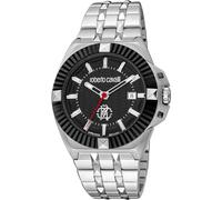 Roberto Cavalli by Franck Muller Orologio Analogico al Quarzo Uomo con Cinturino in Acciaio Inox RV1G181M0081