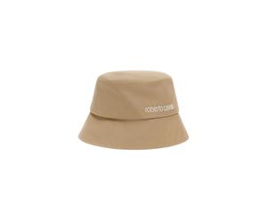 Roberto Cavalli - Cappello secchiello con logo - - Accessories - Donna - Marrone - ONE SIZE