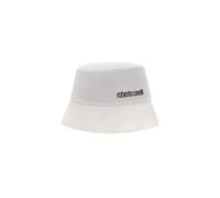Roberto Cavalli - Cappello Secchiello Logo Twill - - Accessories - Donna - Bianco - ONE SIZE