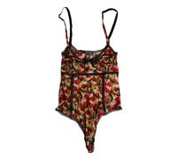 Roberto Cavalli - CherryPrint Lace Bodysuit - - Swimwear - Donna - Multicolore - M