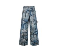 Roberto Cavalli - Collezione Patchwork Cargo Jeans - - Jeans - Donna - Blu - 2XL