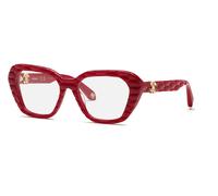 Roberto Cavalli Donna VRC070M 09EZ Montature da vista Acetato Rosso Geometrica