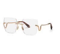 Roberto Cavalli Donna VRC077 08FC Montature da vista Metallo Oro Squadrata
