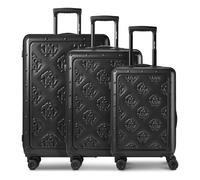 Roberto Cavalli Florence 4 ruote Set di valigie 3 pezzi espandibile nero