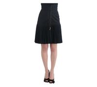 Roberto Cavalli - Gonna a Pieghe A-Line in Pizzo Nero - - Skirts - Donna - Nero - S