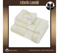 ROBERTO CAVALLI HOME | GOLD NEW Set asciugamani in spugna per bagno