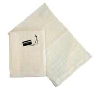ROBERTO CAVALLI HOME SET SPUGNE 2 PEZZI "DECO IVORY" PURO COTONE
