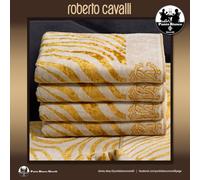 ROBERTO CAVALLI HOME | ZEB GOLD | Set asciugamani in spugna per bagno
