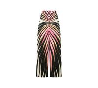 Roberto Cavalli, ,Jeans ,Donna ,Multicolore ,L Jeans Palazzo in Denim con Stampa Ray Rosa