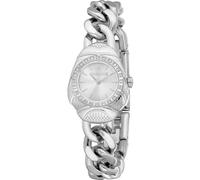 Roberto Cavalli Lady - Orologio Da Polso Da Donna Al Quarzo Moda Bracciale E Cassa In Acciaio Inox Di Colore Grigio Quadrante Analogico Grigio - RC5L093M0015