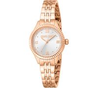 Roberto Cavalli Lady - Orologio Da Polso Da Donna Al Quarzo Moda Bracciale E Cassa In Acciaio Inox Di Colore Oro Quadrante Analogico Grigio - RC5L124M0075