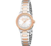 Roberto Cavalli Lady - Orologio Da Polso Da Donna Al Quarzo Moda Bracciale E Cassa In Acciaio Inox Di Colore Grigio Quadrante Analogico Grigio - RC5L117M0075