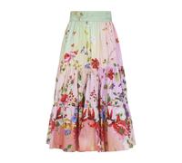 Roberto Cavalli - Miami Flowers Midi Skirt - - Skirts - Donna - Multicolore - M