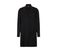 Roberto Cavalli - Mini Abito Camicia in Seta con Monogramma RC - - Dresses - Donna - Nero - S