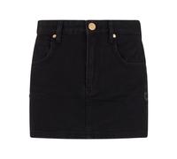 Roberto Cavalli - Minigonna in denim con ricamo di serpente - - Skirts - Donna - Nero - S